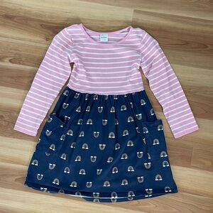 Hanna Andersson Rainbow T-Shirt Dress